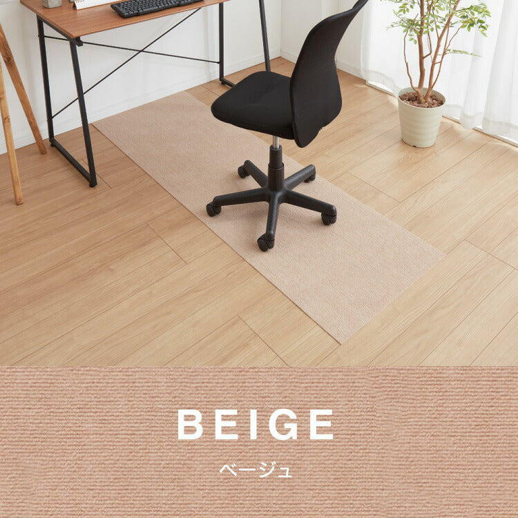 サンコー おくだけ吸着 日本製 床保護マット 60×180cm 厚さ4mm 撥水 はっ水 マット ロングマット カットできる 床暖房可 消臭 ペット用 犬 猫 いぬ ねこ