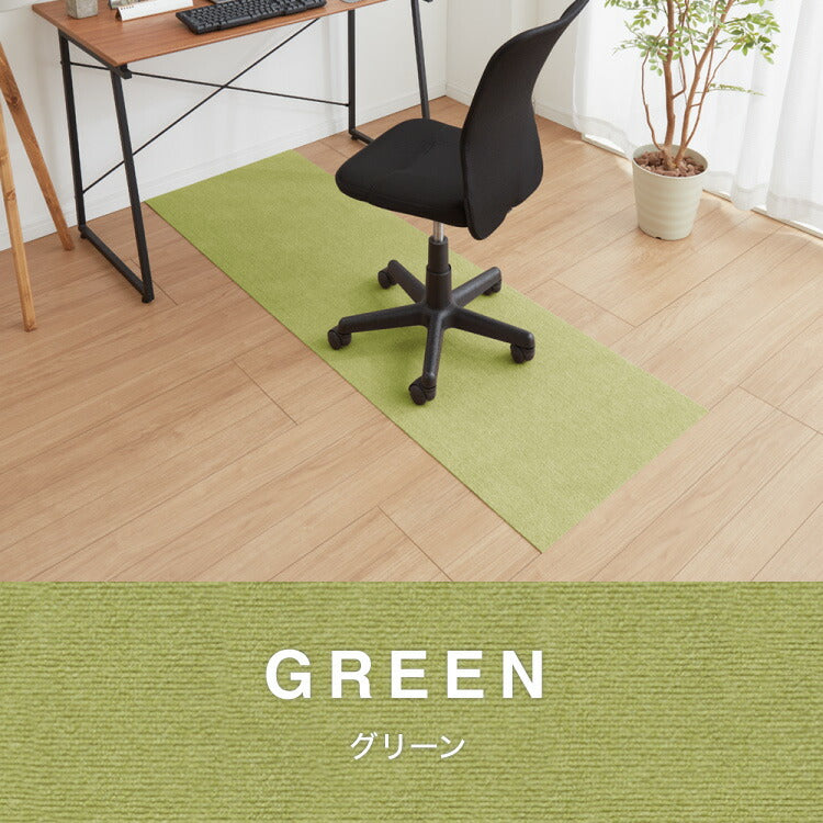 サンコー おくだけ吸着 日本製 床保護マット 60×180cm 厚さ4mm 撥水 はっ水 マット ロングマット カットできる 床暖房可 消臭 ペット用 犬 猫 いぬ ねこ