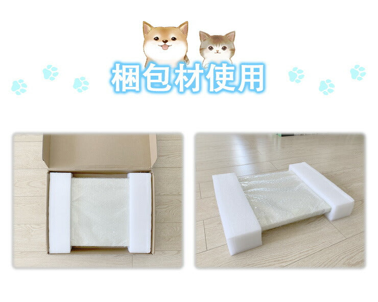 省エネ電気いらず ペットの猛暑の暑さ対策・夏バテ対策に 複数枚並べて中型犬・大型犬にも 涼しい 40cm×30cm×2cm 天然大理石 安全素材 角丸 2cm ゴム脚付き お手入れ簡単 清潔 ホワイト 犬 猫 ひんやり 大理石ボード ペットボード