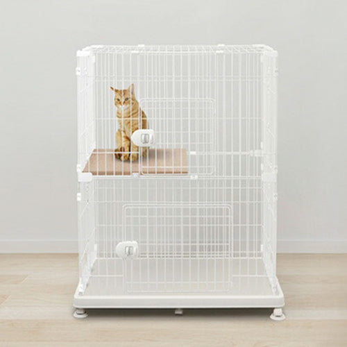 猫 ケージ 2段 多頭飼い キャスター付 キャットゲージ ペットケージ PEC-902V ケージ 猫 ねこ カゴ ケース アイリスオーヤマ