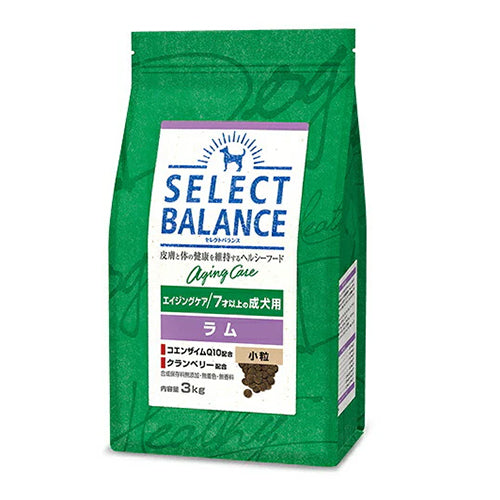 セレクトバランス エイジングケア ラム 小粒 7才以上の成犬用 3kg SELECT BALANCE ドライフード ドライ ドッグフード 主食