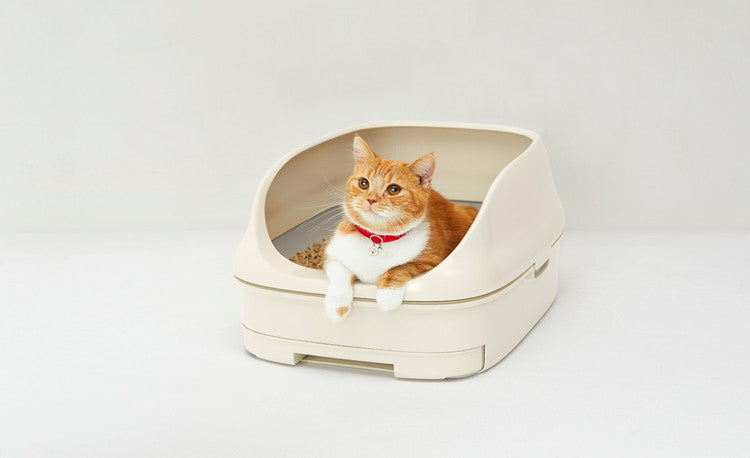 エステー ニャンとも清潔トイレ オープンタイプ ライトベージュ 猫トイレ 猫用トイレ システムトイレ 猫用システムトイレ ニャンとも にゃんとも