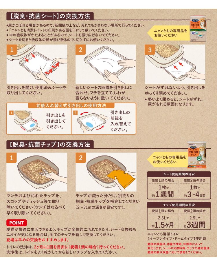 エステー ニャンとも清潔トイレ オープンタイプ ライトベージュ 猫トイレ 猫用トイレ システムトイレ 猫用システムトイレ ニャンとも にゃんとも