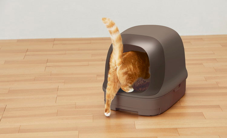 エステー ニャンとも清潔トイレ ドームタイプ ブラウン 猫トイレ 猫用トイレ システムトイレ 猫用システムトイレ ニャンとも にゃんとも