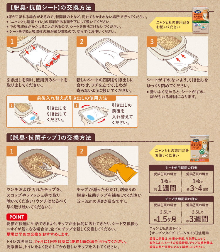 エステー ニャンとも清潔トイレ ドームタイプ ブラウン 猫トイレ 猫用トイレ システムトイレ 猫用システムトイレ ニャンとも にゃんとも