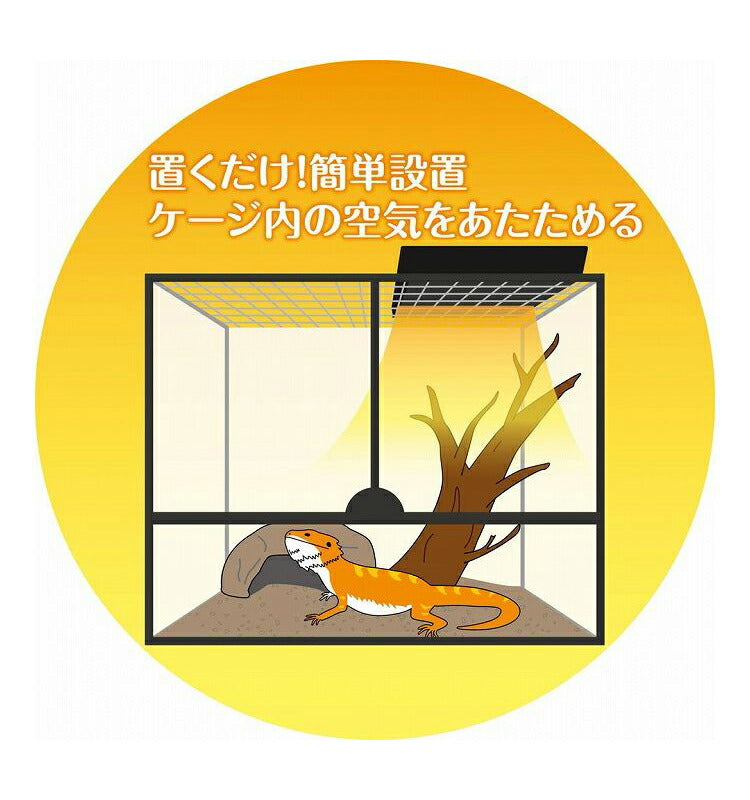 ジェックス ヒーティングトップ M 幅25.6×奥行き16×高さ2.8cm 爬虫類 両生類 ヒーター 上部ヒーター 保温 薄型 コンパクト GEX