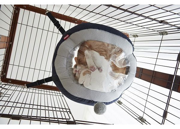 ボンビアルコン 肉球みえちゃうハンモック ネイビー ベッド 寝具 ファニチャー ペット ペット用品