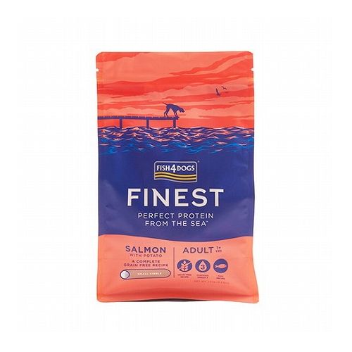 フィッシュフォードッグ ファイネスト サーモン小粒 1.5kg FISH4DOGS ドッグフード フード 食品 ペットフード