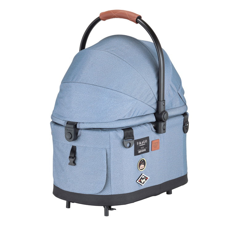 compet FikaGO フィカゴー FLYTTA フリッタ ペットカート バスケット取り外し 折りたたみ 後輪ロック コンパクト ペット用 カート キャリー バギー 犬用 猫用 コンビ コムペット