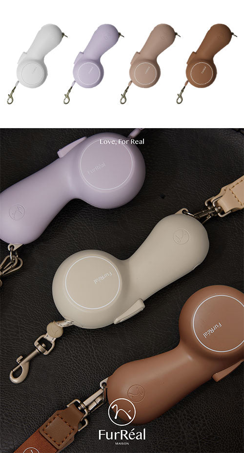 FurReal ファーリアル ココアリード 犬用 リード リーシュ 加熱 温かい 充電可 2.6m フラッグシップモデル 犬具 散歩 お散歩 お出かけ 高機能 おしゃれ かわいい chocoleash retractable leash FS