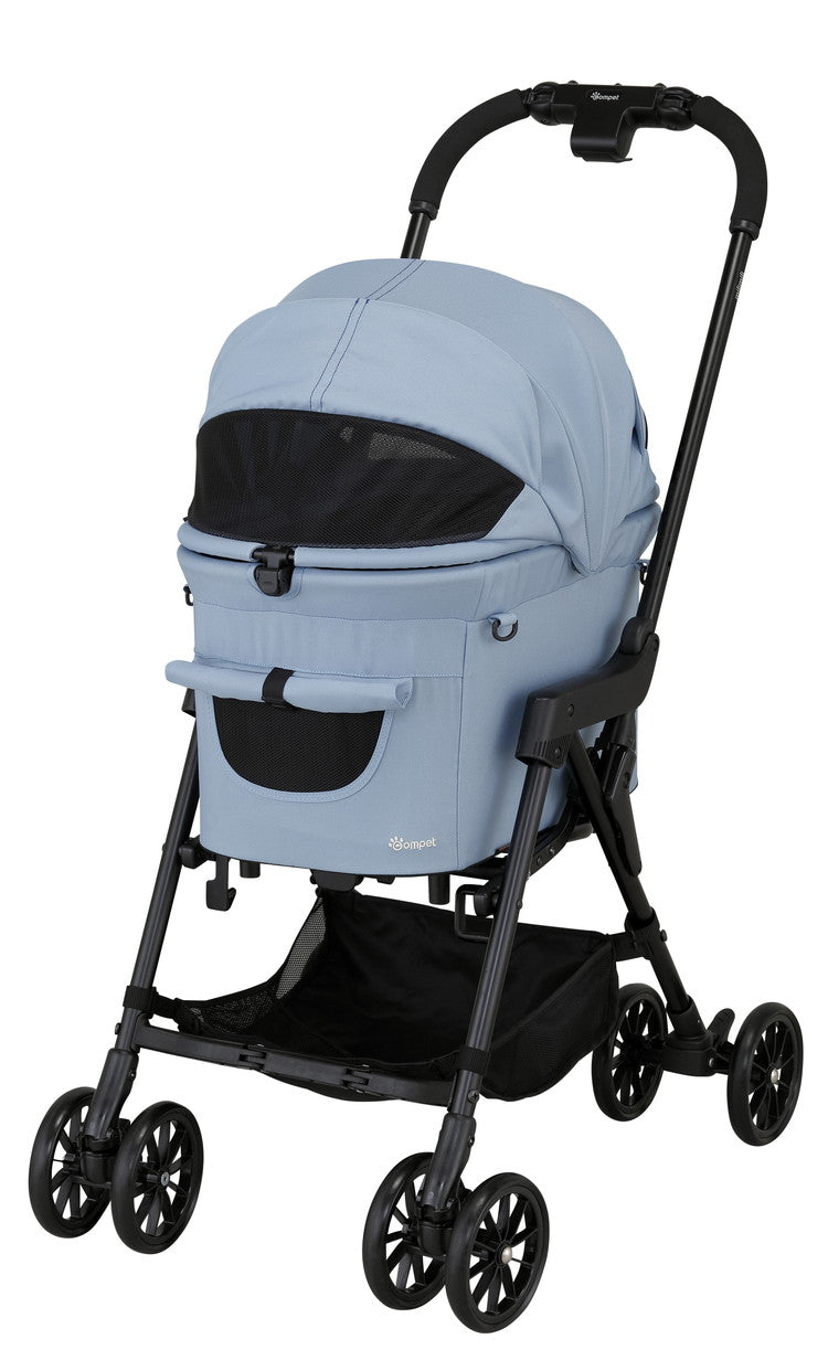 compet milimili Carry ミリミリ キャリー ペットカート バスケット取り外し 折りたたみ 洗濯可 洗える コンパクト 軽量 ペット用 カート バギー 犬用 猫用 コンビ コムペット