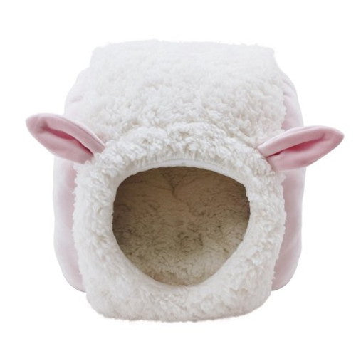 M-PETS エムペッツ Dolly ドリィ ひつじ ヒツジ ECOベッド ドーム型ベッド ボア クッション ベッド 手洗い可 もこもこ かわいい 暖かい 犬用 猫用 ペット用