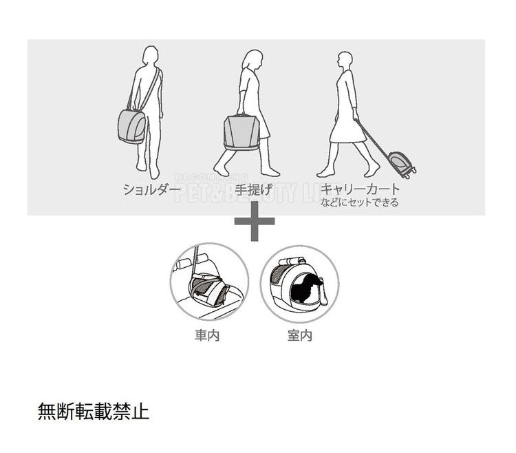 OPPO オッポ Pet Carrier muna ミュナ DX キャリーバッグ カート キャリー 3way 犬用 小型犬用 布製 撥水 防水 ドライブ 通院 避難所 防災