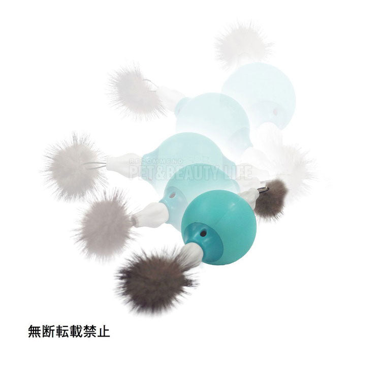 OPPO オッポ CatRig キャットリグ ファー ブルー おもちゃ シリコン ボール 運動不足解消 ストレス発散