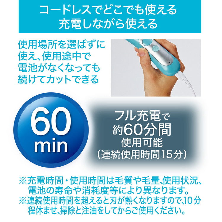 ペティオ Self Trimmer コードレスバリカン コンパクト