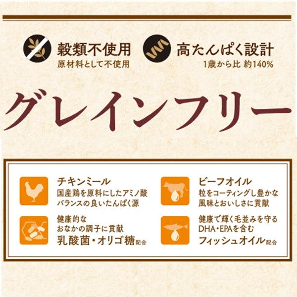 ペットライン JPスタイル和の究み 小粒 グレインフリー フィッシュ味 1歳から 1.5kg (300g×5)