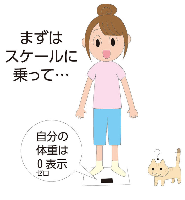 ペットの体重だけ計れる 体重計 ペット用 抱っこしたまま ペットスケール 体重測定 体重管理 健康管理 ダイエット デジタル 薄型 コンパクト ペット用体重計 犬用 犬 猫用 猫 小動物 うさぎ PS-001WH