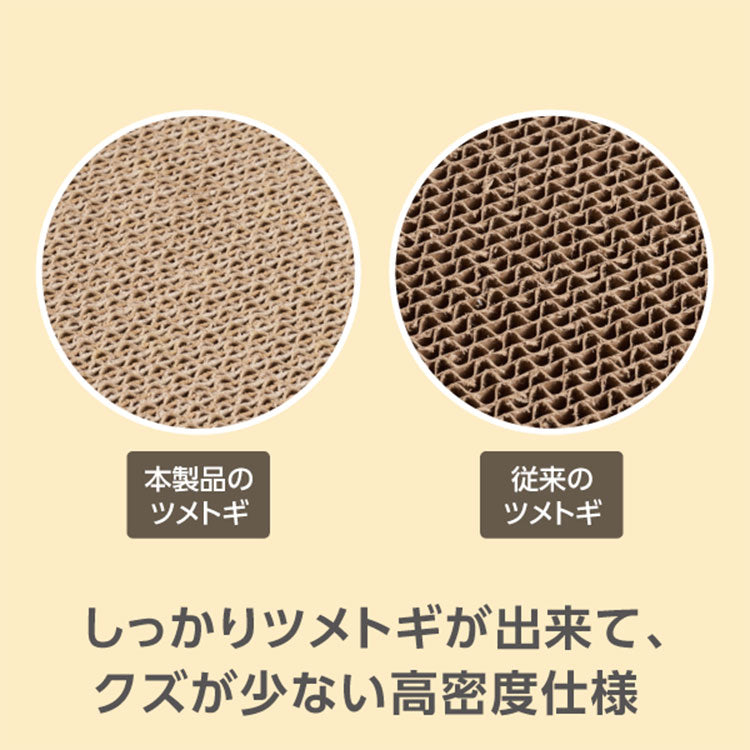 ボンビアルコン 猫のツメトギ ねこたま フォレスト 3枚付き 両面使える 爪とぎ 猫用爪とぎ 猫の爪とぎ ベッド キャットベッド 猫用ベッド