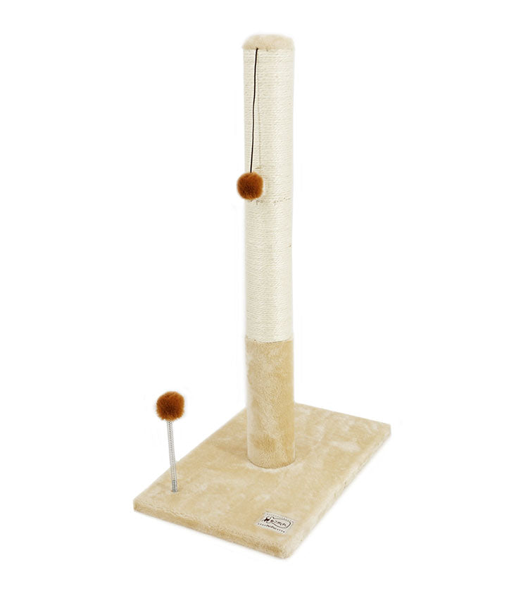 ペットプロ キャットタワー ロングポール 高さ82cm ねこがくれ 爪とぎ 爪砥ぎ キャットツリー 猫タワー 猫ツリー コンパクト 小型 猫 ねこ PETPRO