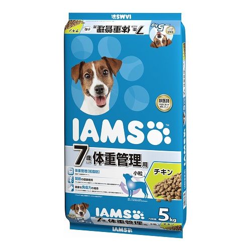 マースジャパンリミテッド アイムス 7歳以上用 体重管理用 チキン 小粒 5kg