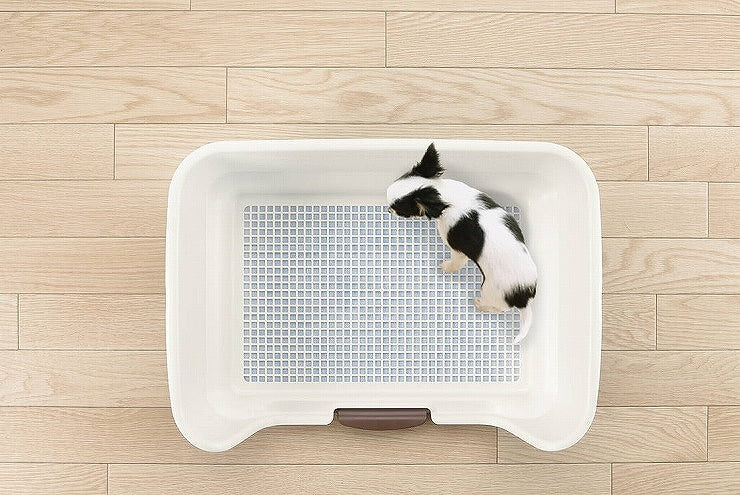 リッチェル お掃除簡単ステップ壁付トイレ レギュラー ダークブラウン