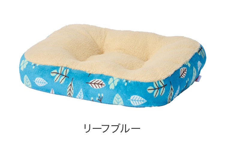 冬用 ペット ベッド クッション S 45×35cm 厚み約7cm 長方形 角型 ペットベッド マット ソファー 冬 あったか 暖かい もこもこ ふわふわ かわいい 可愛い 小型犬 犬 犬用 猫 猫用