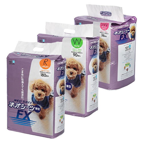 【2個セット】 コーチョー ネオシーツFX 薄型 レギュラー 180枚入 ワイド 90枚入 スーパーワイド 36枚入 使い捨て ペットシーツ ペット用シーツ トイレシート