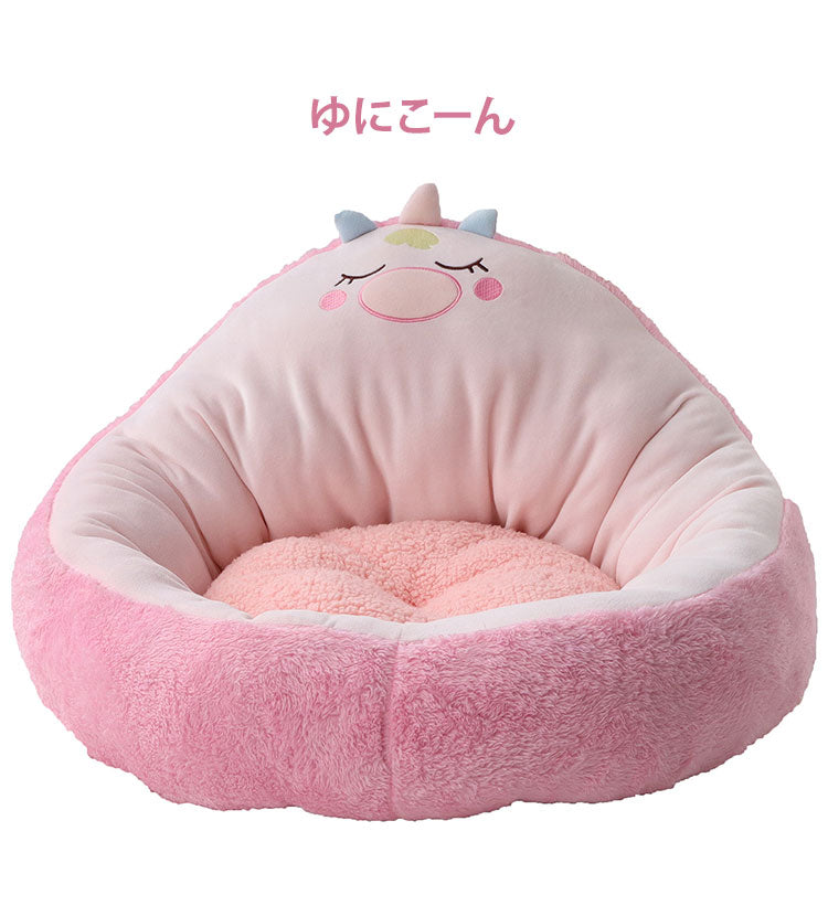ペッツルート あにまるよりそい どらごん ゆにこーん ベッド マット ペット用 犬用 ペットベッド クッション 洗える 手洗い ユニコーン ドラゴン かわいい 可愛い あったか 小型犬 犬 猫用 猫