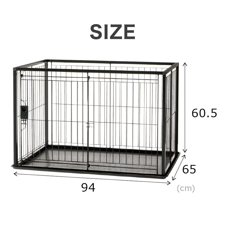 リッチェル 犬用 サークル ケージ 屋根面付き 90×60cm 高さ60cm シンプル インテリアペットサークル 90-60 小型 犬用サークル ゲージ ペットケージ ハウス 屋根 屋根あり 小型犬 犬 ペット用