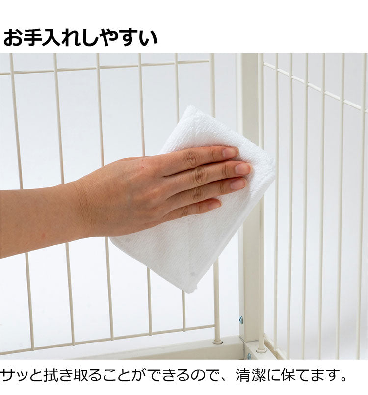 リッチェル 犬用 サークル ケージ 屋根面付き 90×60cm 高さ60cm シンプル インテリアペットサークル 90-60 小型 犬用サークル ゲージ ペットケージ ハウス 屋根 屋根あり 小型犬 犬 ペット用