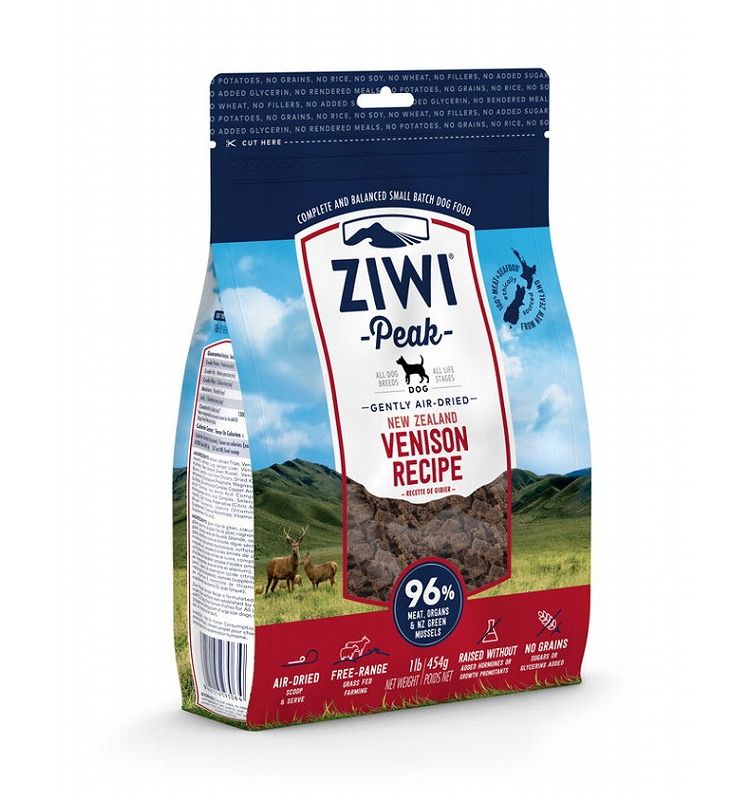 ジウィピーク エアドライ ドッグフード ベニソン 454g ZIWI PEAK 犬用 ドッグ 主食 フード 鹿肉