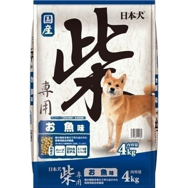 イースター 日本犬柴専用 お魚味 4Kg 【ペット用品】 (代引不可)