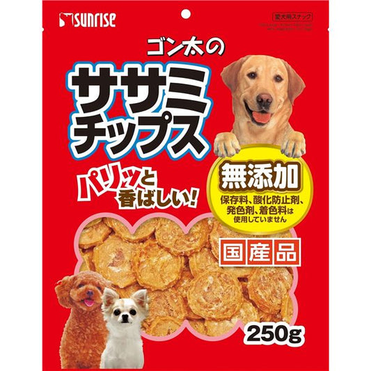 マルカン サンライズ ゴン太のササミチップス 250g 【ペット用品】 (代引不可)