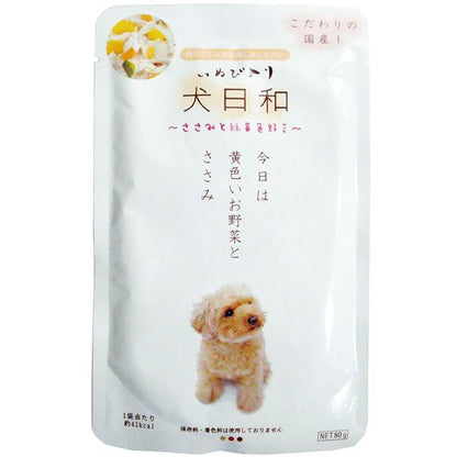 (まとめ）犬日和レトルト ささみと野菜 80g（ペット用品・犬用フード）【×30セット】 (代引不可)