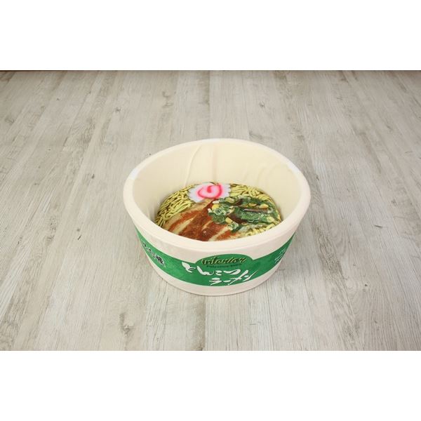 ペットハウス ペットベッド 約幅48cm カップ麺 とんこつラーメン マジックテープ式ふた付き ウレタン お手入れ簡単 犬 猫 (代引不可)