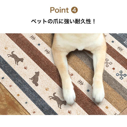 ペットマット45x60cm 犬 猫 うさぎ 防水 消臭日本製 お手入れ簡単 洗える ペット用 滑り止め マット 怪我防止 ゲージマット 防水マット 防滑 ビニール PVCマット 傷防止 チェック 木目(代引不可)