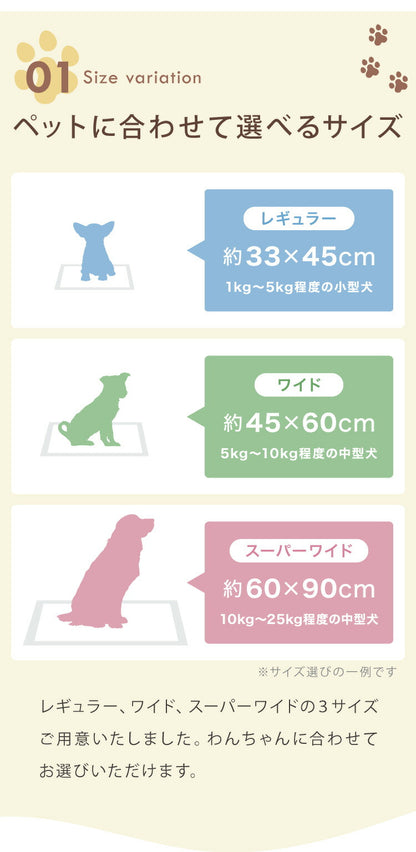 ペットシーツ 厚型 レギュラー 400枚 ワイド 200枚 スーパーワイド 100枚 ホワイト 白 大容量 超吸収 抗菌 消臭 トイレシート トイレシーツ ペットシート 使い捨て 愛玩動物介護士監修 犬用 業務用 犬 まとめ買い 猫