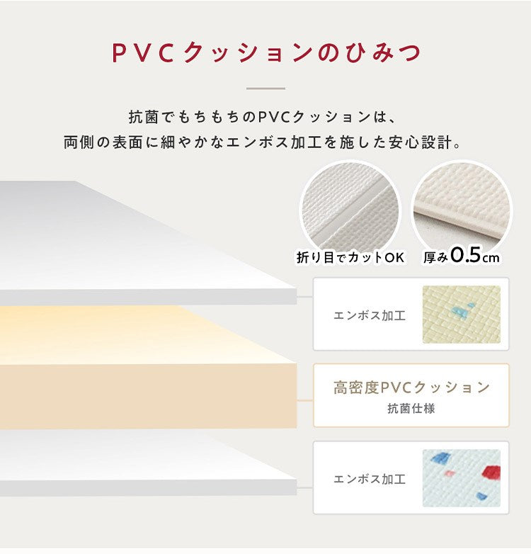 popomi ポポミ 折りたためる抗菌PVCマット 140×250×0.5cm 抗菌 折りたたみ ペットマット 床暖房対応 フロアマット 140 250 PVCマット 防水 床暖房 冬 ペット 犬 マット 大型 防滑 防音 赤ちゃん(代引不可)