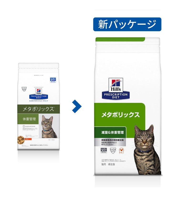 ヒルズ 療法食 猫 猫用 メタボリックス チキン 4kg プリスクリプション 食事療法食 サイエンスダイエット