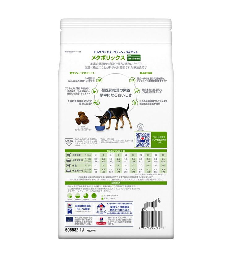 ヒルズ 療法食 犬 犬用 メタボリックス小粒 チキン 1kg プリスクリプション 食事療法食 サイエンスダイエット