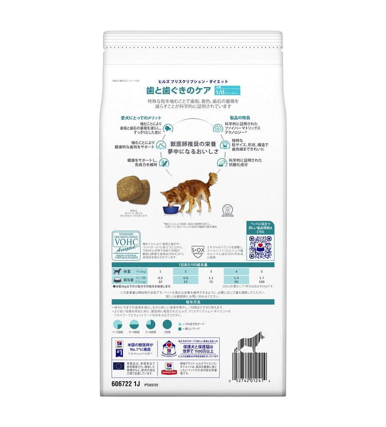 ヒルズ 療法食 犬 犬用 t/d小粒 チキン 1kg プリスクリプション 食事療法食 サイエンスダイエット