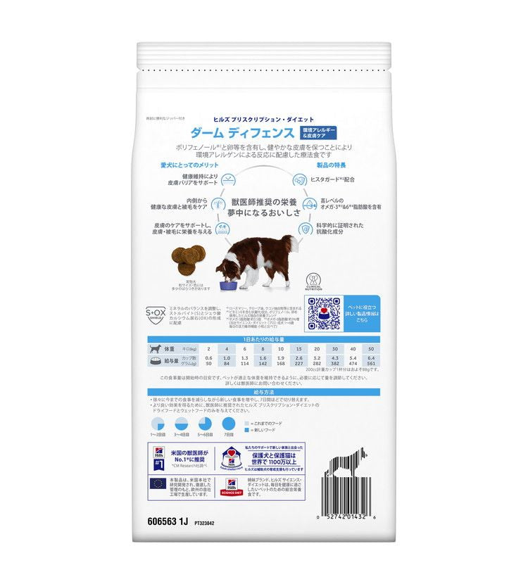 ヒルズ 療法食 犬 犬用 ダームディフェンス チキン 1kg プリスクリプション 食事療法食 サイエンスダイエット