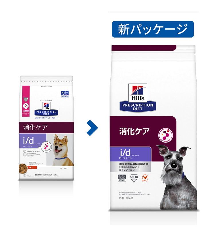 ヒルズ 療法食 犬 犬用 i/dローファット チキン 1kg プリスクリプション 食事療法食 サイエンスダイエット