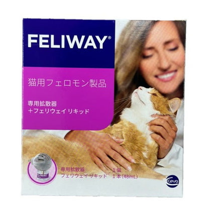 セバジャパン フェリウェイ 専用拡散器1個+リキッド 猫用 48ml フェロモン