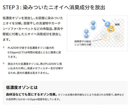 脱臭機 ペット臭対策 脱臭面積~10畳 プラズマイオン FUJITSU PLAZION プラズィオン 富士通ゼネラル DAS-15R ホワイト ブラック オゾン除菌