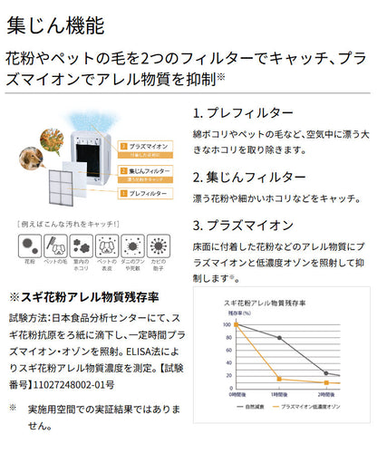 加湿脱臭機 プラズィオン 脱臭面積~20畳 富士通ゼネラル プラズマイオン FUJITSU PLAZION 脱臭機 加湿機 ホワイト DAS-303R ホワイト ブラウン オゾン除菌 オゾン消臭 花粉対策 ペット臭