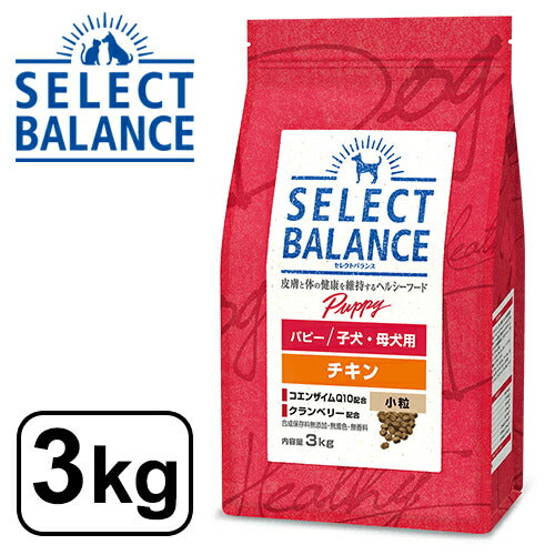 セレクトバランス パピー チキン 小粒 子犬・母犬用 3kg SELECT BALANCE ドライフード ドライ ドッグフード 主食