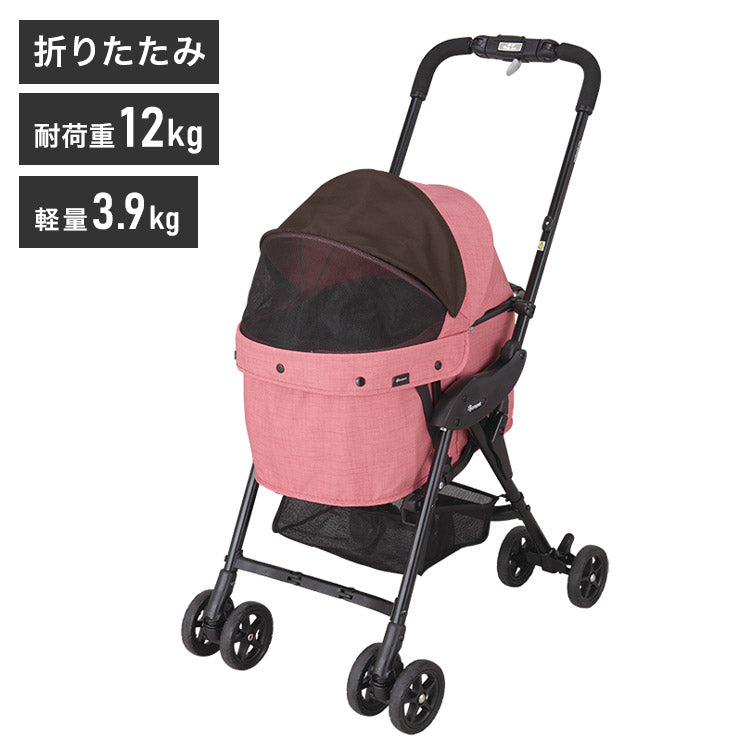 コンビ ミリミリライト シャンパンローズ milimili lite キャリーバッグ キャリーカート ペットバギー ペットカート compet combi 犬用品 犬 ペット用品 ペットグッズ いぬ イヌ