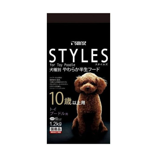 マルカン スタイルズトイプードル10歳以上用1.2kg 犬用 ペット用品 ペットフード ソフト 半生 モイスト