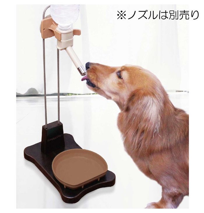 ドギーマンハヤシ ドギーマン どこでも使えるウッディーボトルスタンド犬用